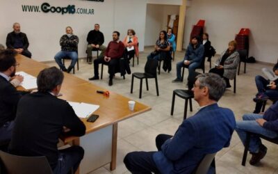 Reunión con comerciantes