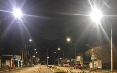 Trevelin suma zonas iluminadas con LED
